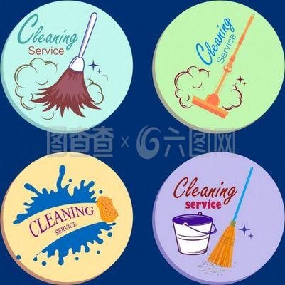 清洁工具矢量图